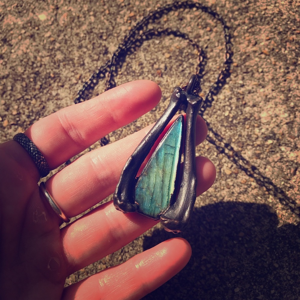 Earth And Bone Labradorite Necklace